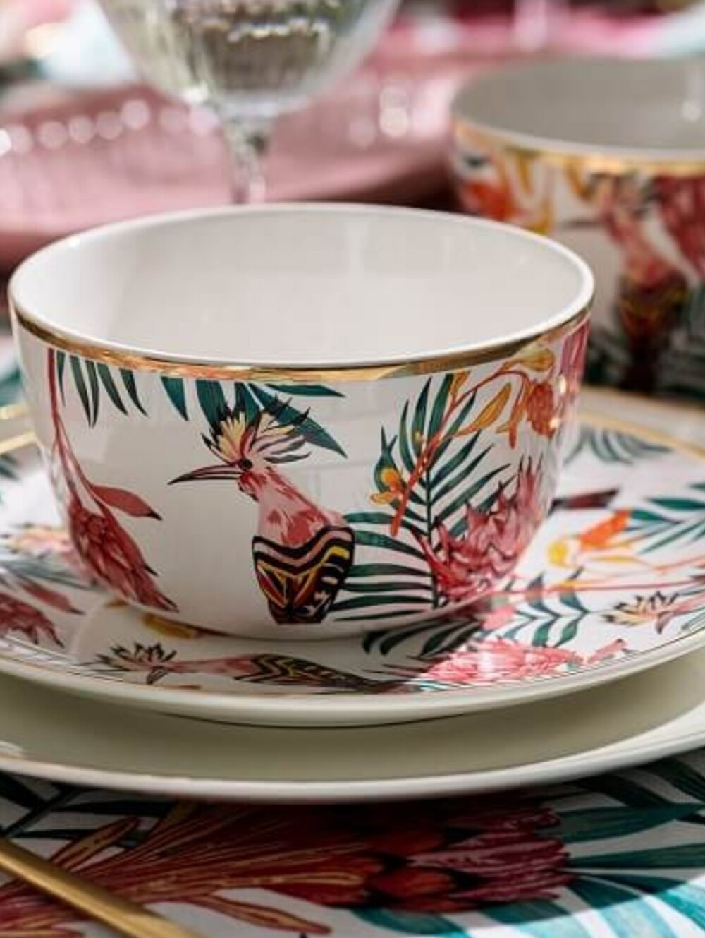 Small Tropical H&M Dish Set